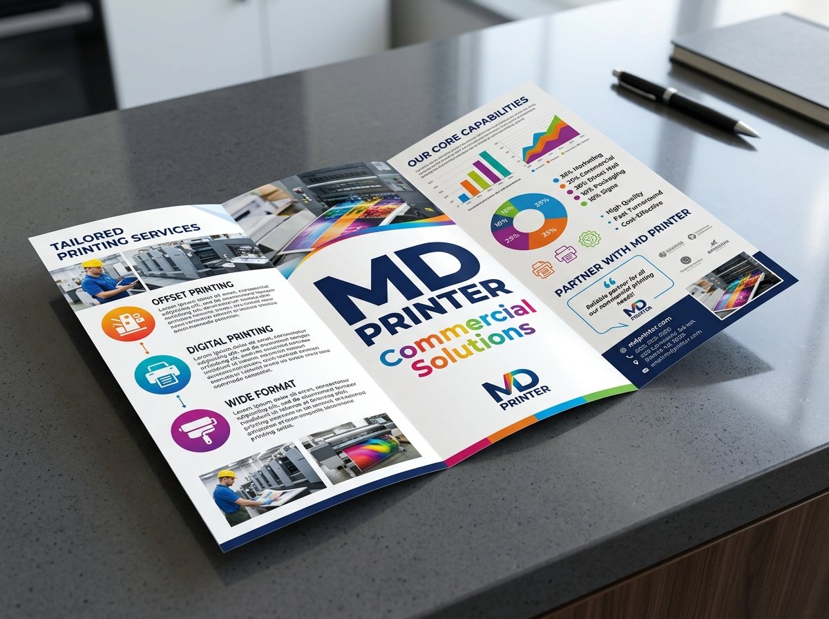 Luxury Corporate Tri-Fold Brochure